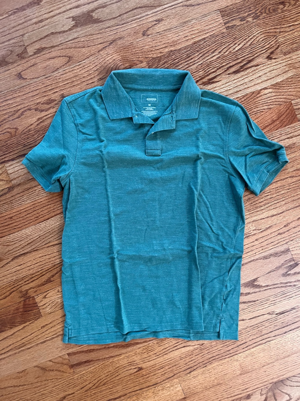 Sonoma Teal Green Polo Shirt